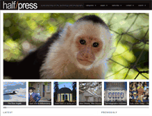 Tablet Screenshot of halfpress.com